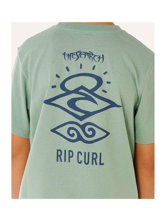 Koszulka chłopięca RIP CURL Search Icon Tee -Boy zielona

