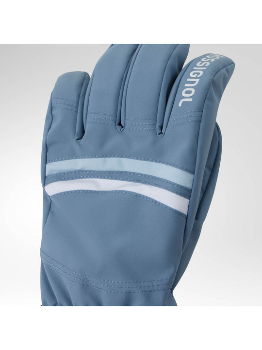 Rękawice narciarskie damskie ROSSIGNOL W Piste Ski Gloves R-Shell Dry niebieskie
