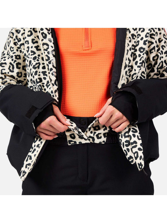 Kurtka narciarska damska ROSSIGNOL W ROCHRUN ALLOVER JKT multikolor
