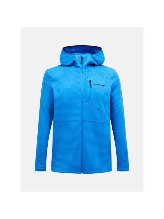 Bluza PEAK PERFORMANCE M Trail Polartec Zip Hood niebieski

