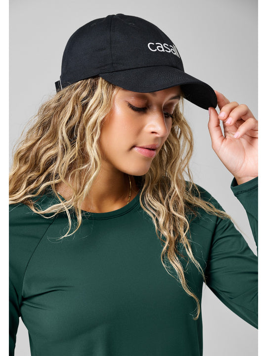 Czapka z daszkiem Casall Casual Logo Cap czarny
