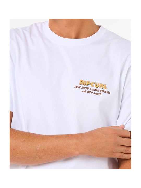 Koszulka RIP CURL Surf Revival Ding Repair Tee biały
