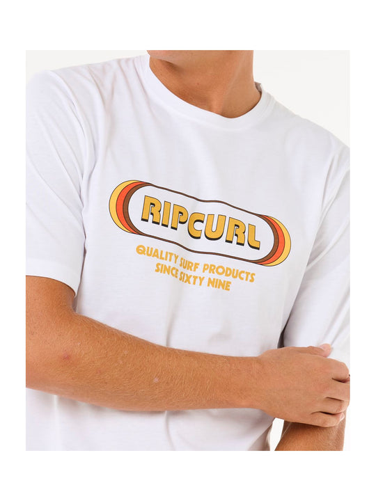Koszulka z filtrem UV RIP CURL Icons Of Surf Upf S/S biała
