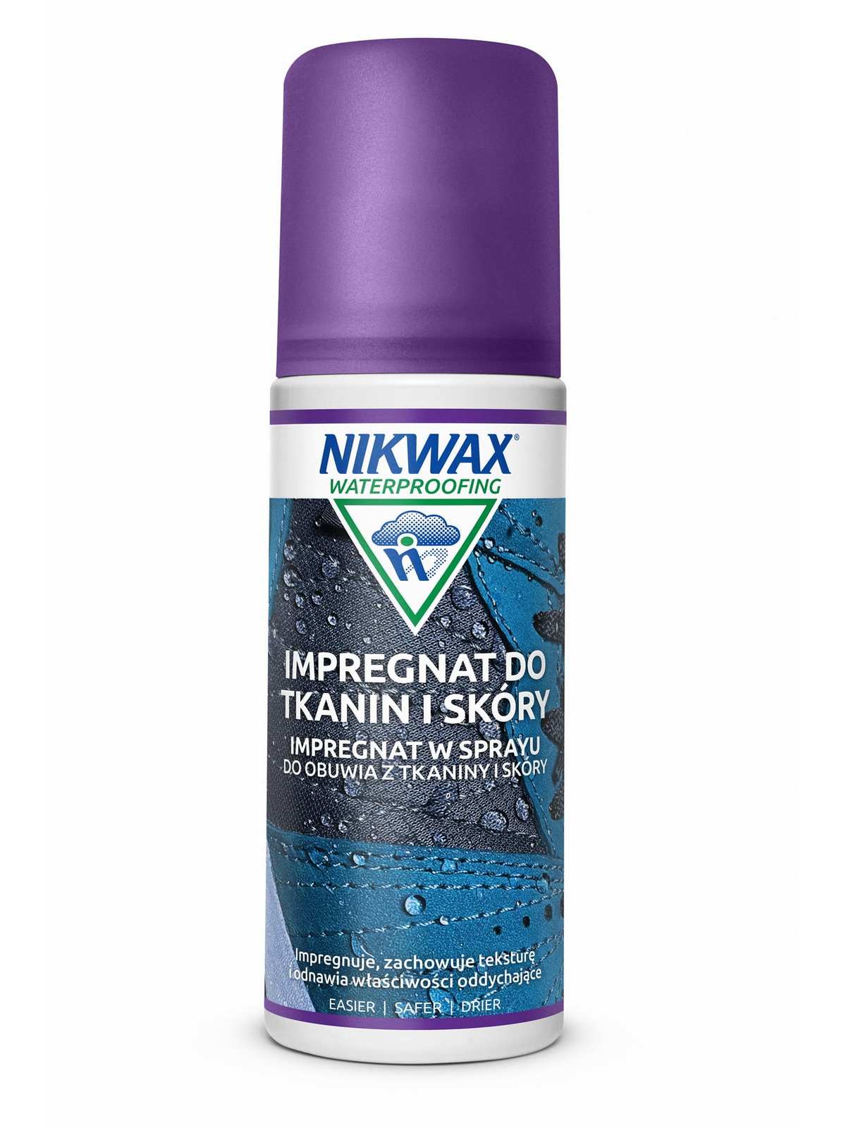 Impregnat do butów z tkanin i skóry Nikwax spray-on – 125 ml atomizer