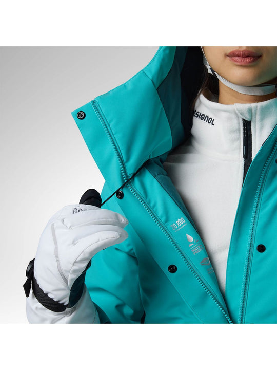 Kurtka narciarska damska ROSSIGNOL W Strawpile Insulated Ski Jkt niebieska

