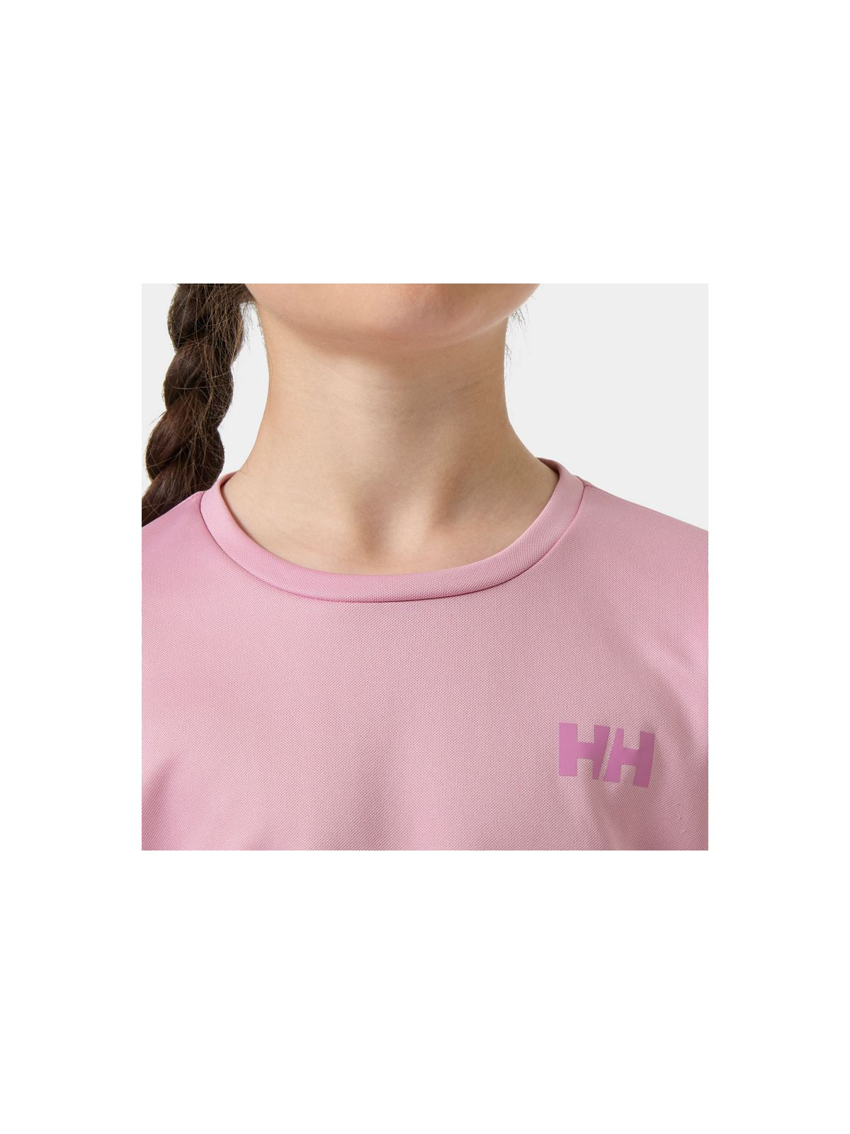 Koszulka dziecięca HELLY HANSEN Jr Hh Tech Ls Crew różowa