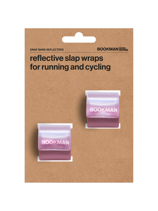 Opaska BOOKMAN Snap Band Reflectors różowy
