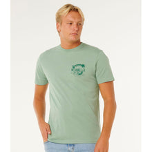 Koszulka męska RIP CURL Keep On Trucking Ss Tee zielona
