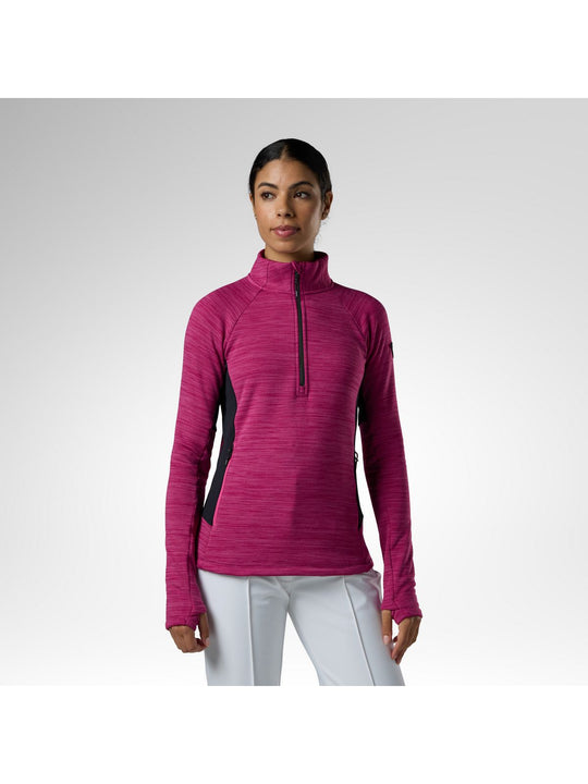 Bluza damska ROSSIGNOL W Premium Half Zip Fleece różowa
