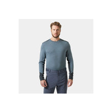 Koszulka męska HELLY HANSEN Lifa Merino Midweight Crew  kolor granatowy
