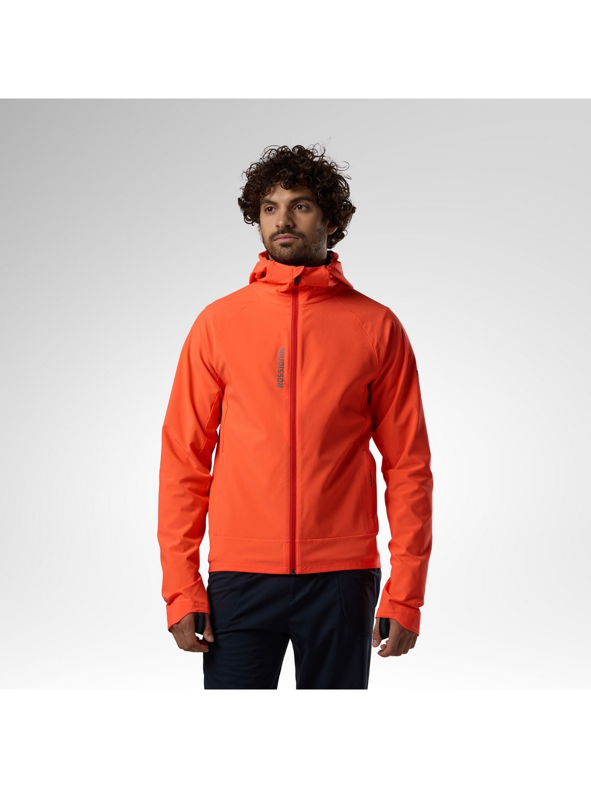 Kurtka męska ROSSIGNOL M Venon Wind Hoodie Jacket czerwona