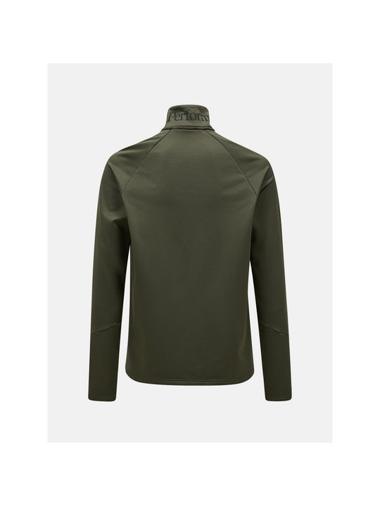 Bluza męska PEAK PERFORMANCE Rider Essentials Midlayer Zip Jacket zielona
