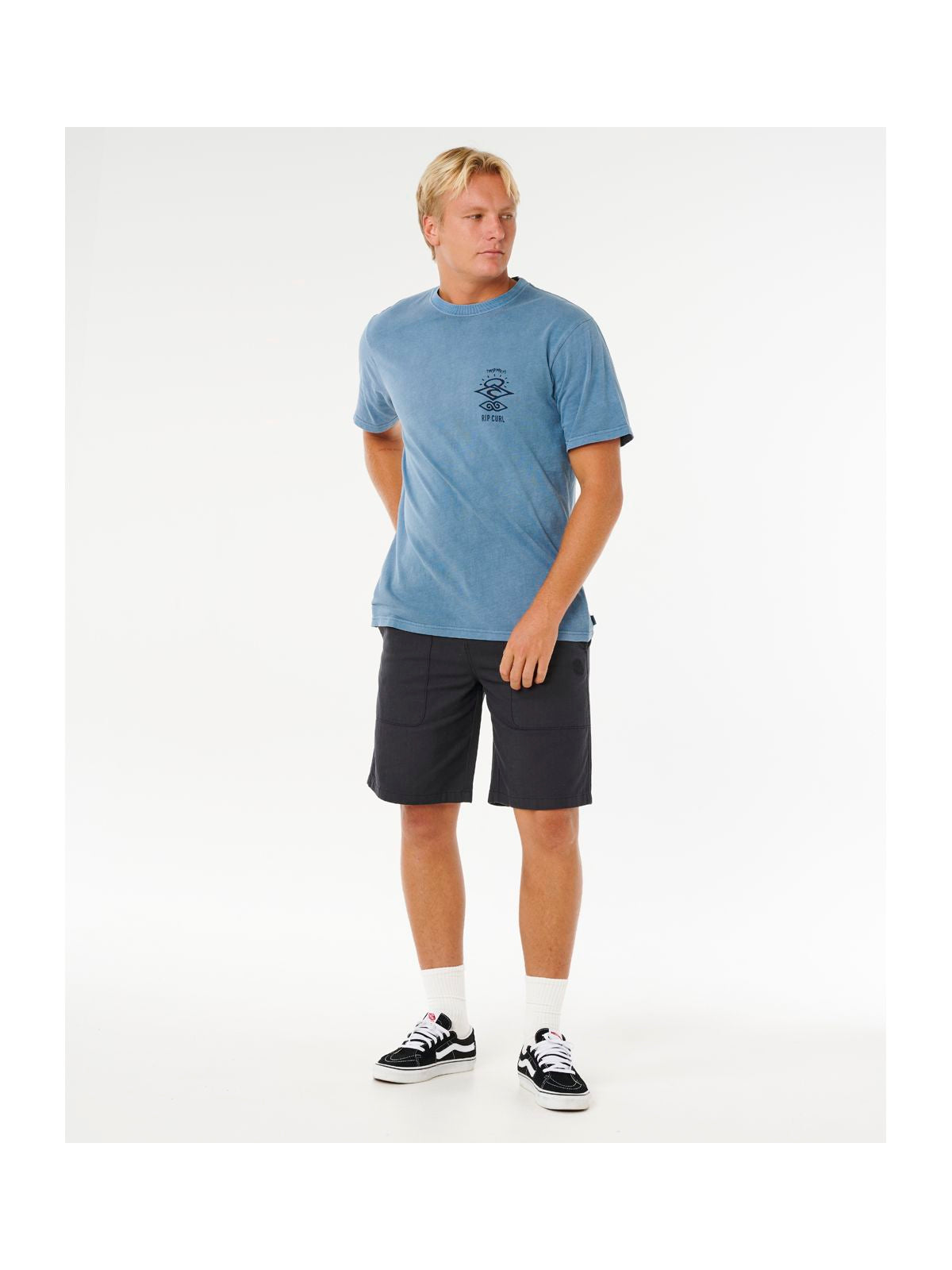 Koszulka męska RIP CURL Search Icon Tee niebieska