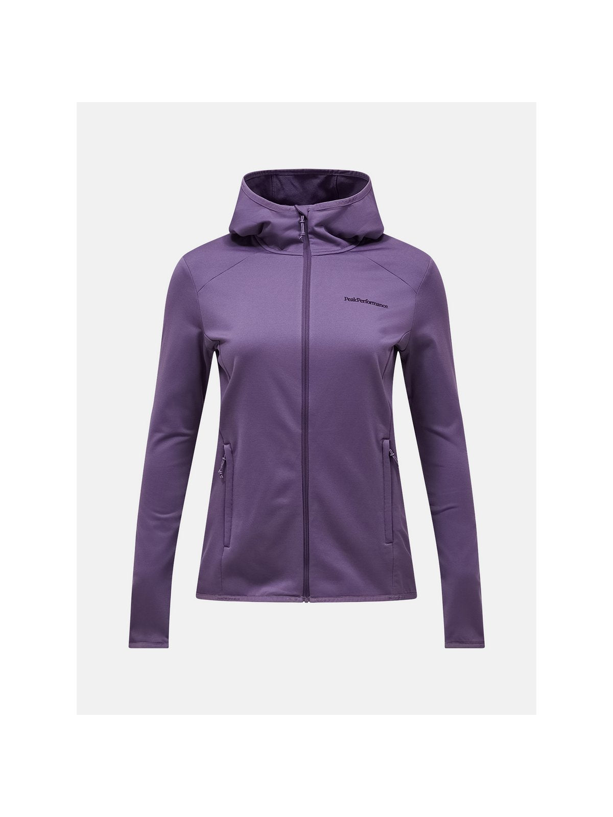 Bluza damska PEAK PERFORMANCE Light Zip Hood fioletowa
