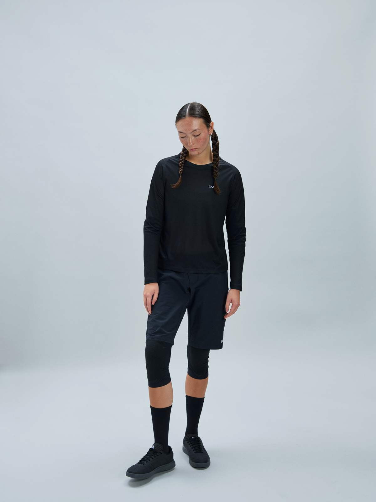 Koszulka rowerowa damska POC W's Motion Air L/S Jersey czarny