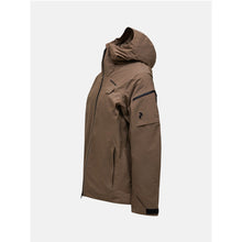 Kurtka narciarska męska PEAK PERFORMANCE Alpine GORE-TEX 2L Insulated Shell Jacket brązowa
