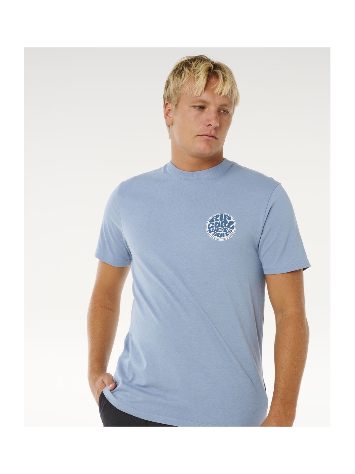 Koszulka męska RIP CURL Wettie Passage Icon Tee niebieska