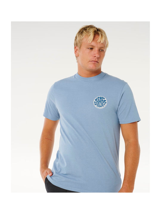 Koszulka męska RIP CURL Wettie Passage Icon Tee niebieska
