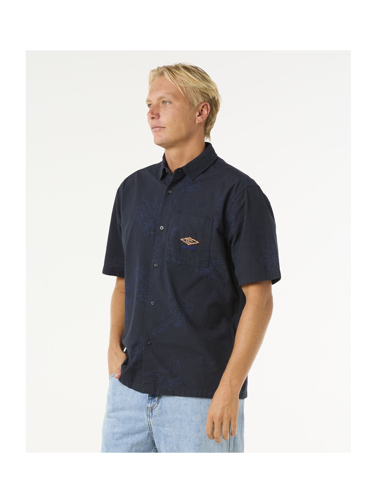 Koszula RIP CURL Raw Energy S/S Shirt czarny
