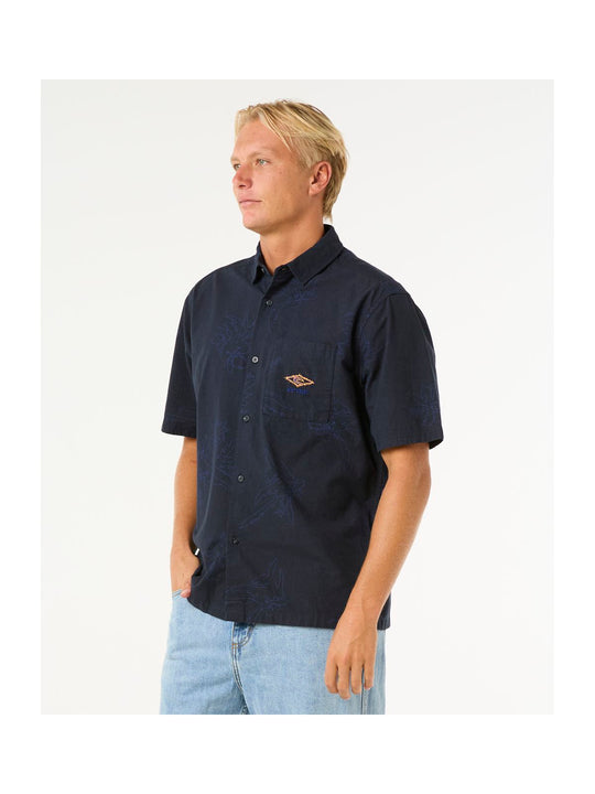 Koszula RIP CURL Raw Energy S/S Shirt czarny
