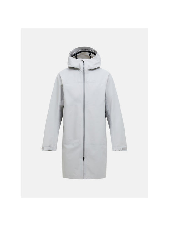 Kurtka męska PEAK PERFORMANCE M Treeline Hipe 2.5L Shell Parka kolor szary
