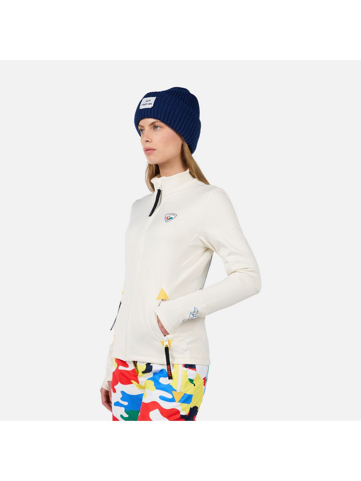 Bluza damska ROSSIGNOL W JCC CLIMI JKT biały