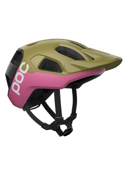 Kask rowerowy POC Cularis oliwkowo różowy
