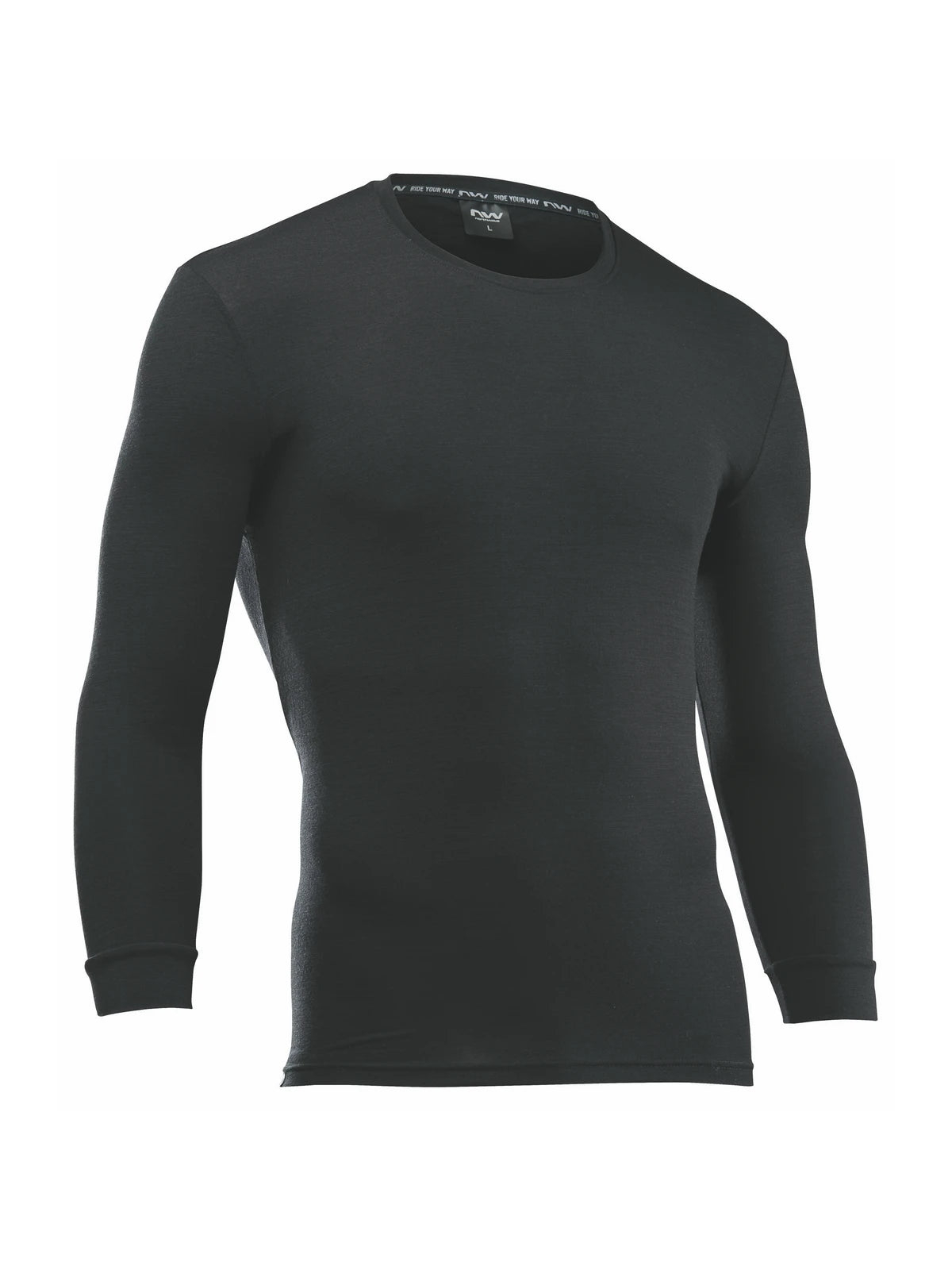 Koszulka termoaktywna NORTHWAVE Surface Merino Baselayer Ls - Black