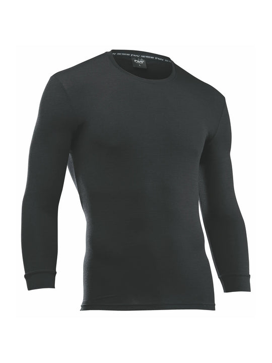 Koszulka termoaktywna NORTHWAVE Surface Merino Baselayer Ls - Black
