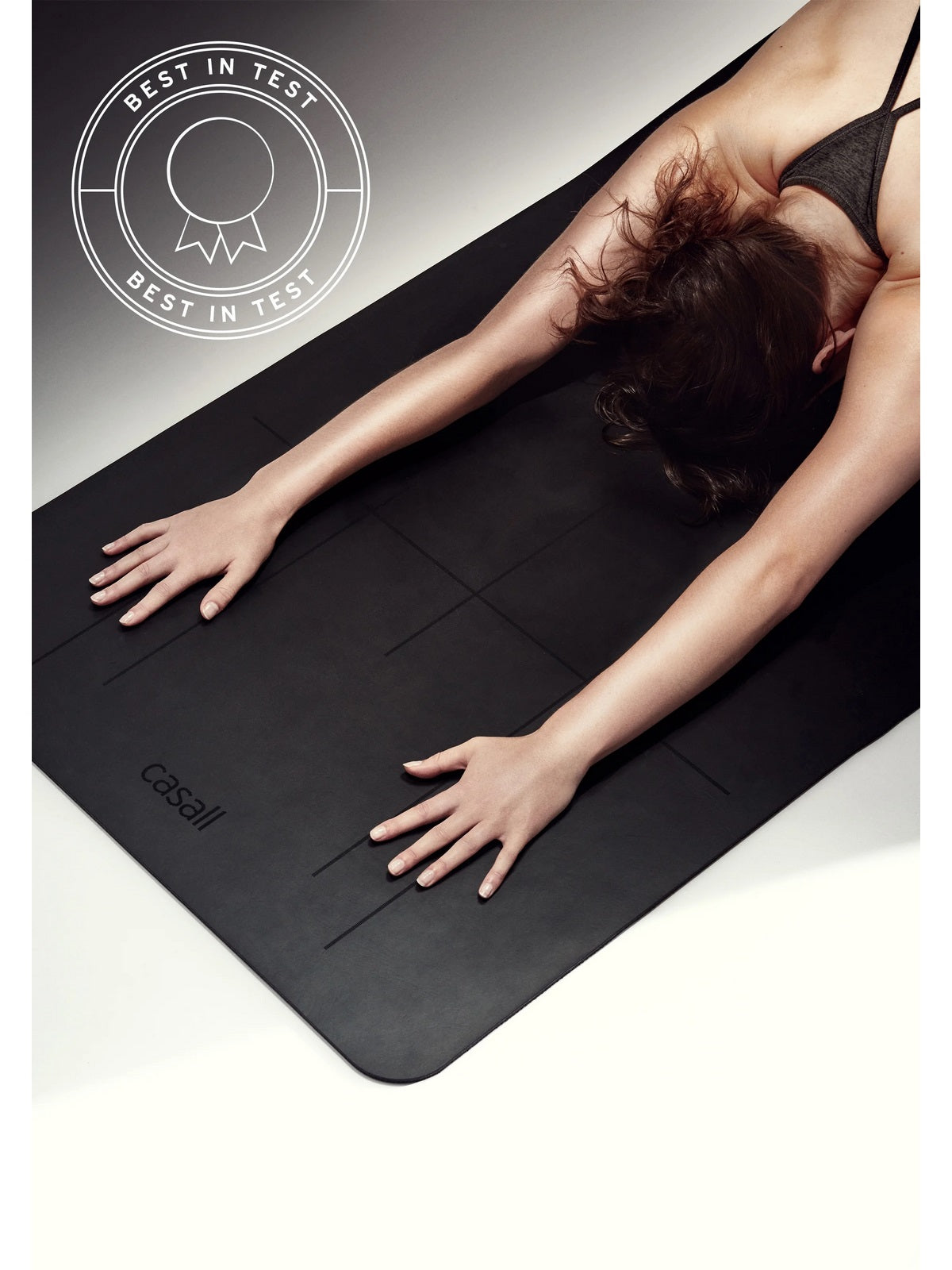 Mata do jogi CASALL Yoga mat Grip&Cushion III 5mm kolor czarny