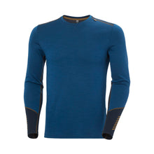 Bielizna termiczna męska HELLY HANSEN LIFA MERINO MIDWEIGHT CREW granatowa
