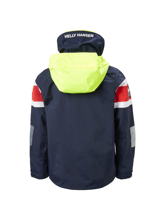 Kurtka Helly Hansen Jr Salt 2 Jacket granatowy - Adventure Sports
