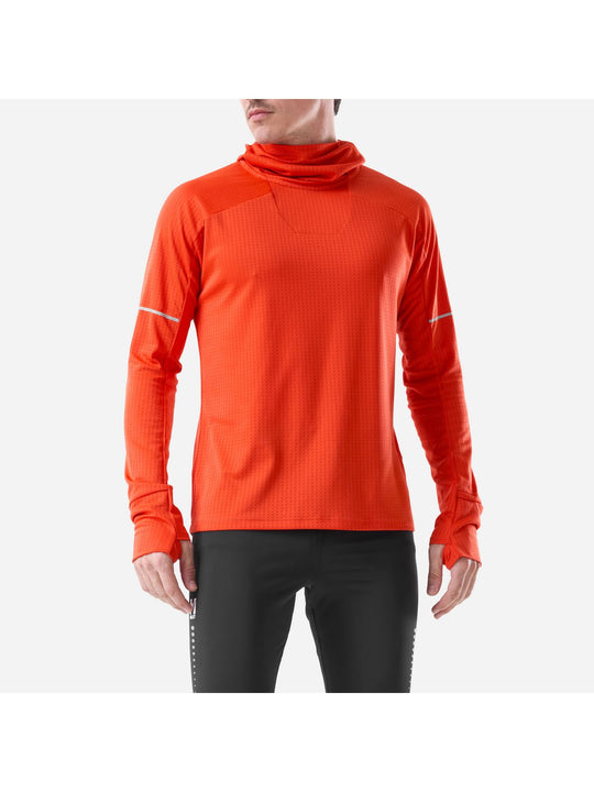 Koszulka męska MILLET M Intense Safe And Warm Ts Ls M czerwona
