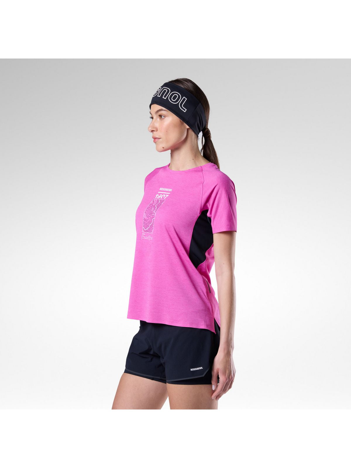 Koszulka damska ROSSIGNOL W Sapa Ultra Tee różowa