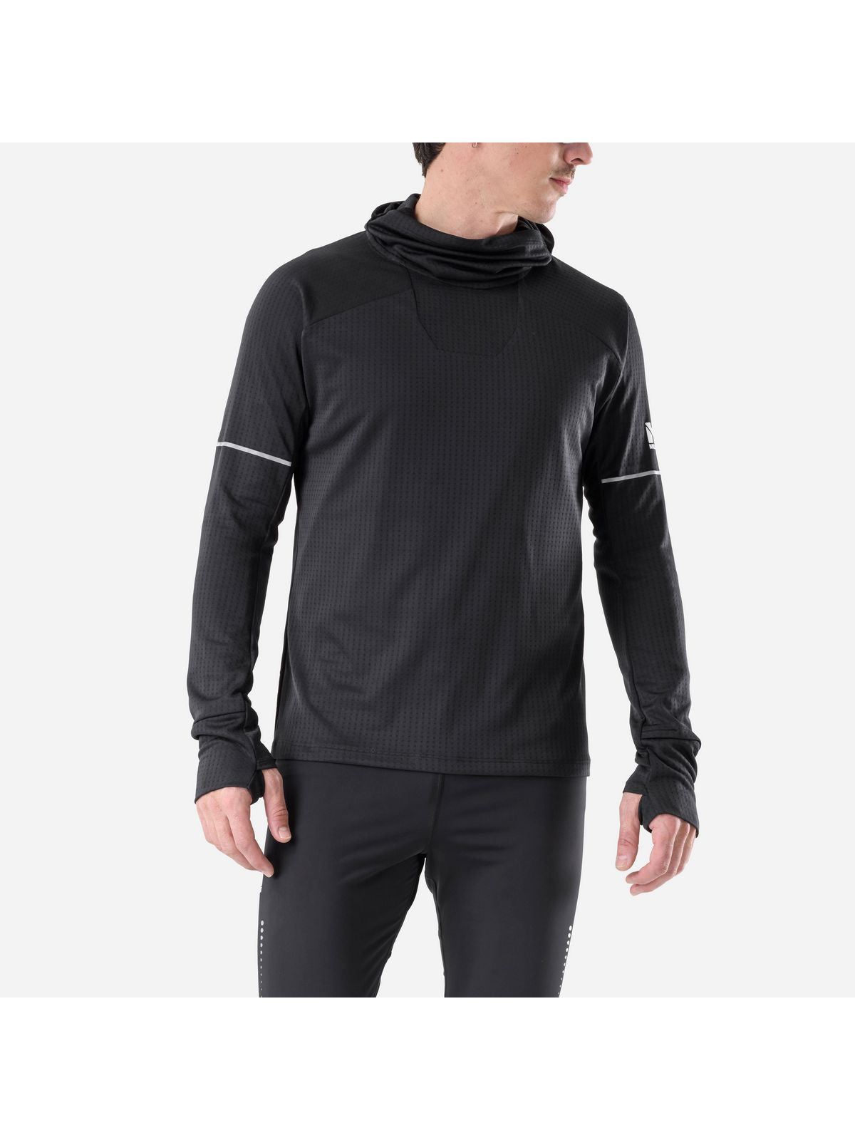 Koszulka męska MILLET M Intense Safe And Warm Ts Ls M czarna