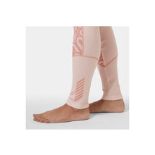 Spodnie damskie HELLY HANSEN W Lifa Merino Midweight Graphic Pant kolor różowy
