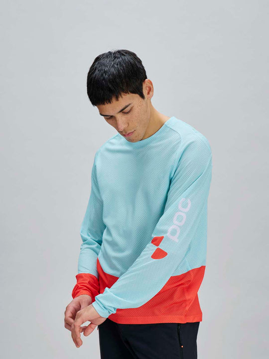 Koszulka rowerowa POC M's Motion Air L/S Jersey niebieska
