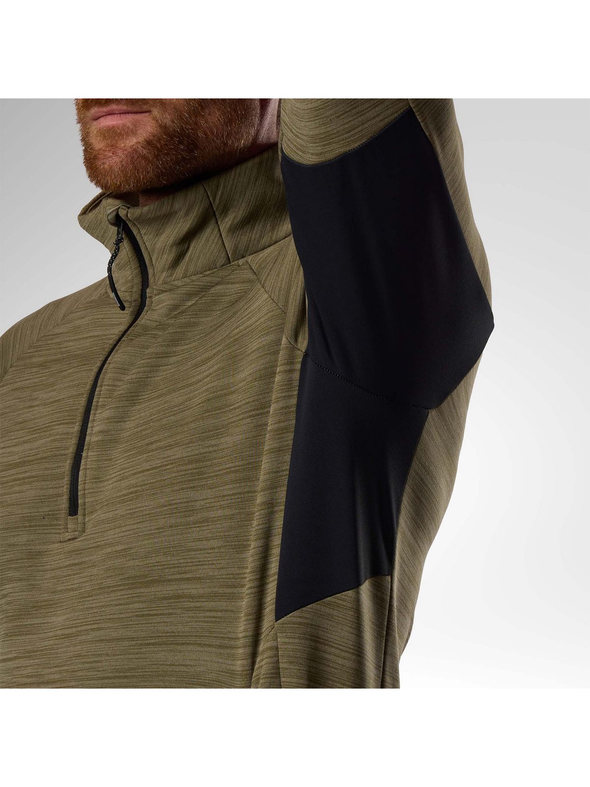 Bluza męska ROSSIGNOL M Premium Half Zip Fleece beżowa