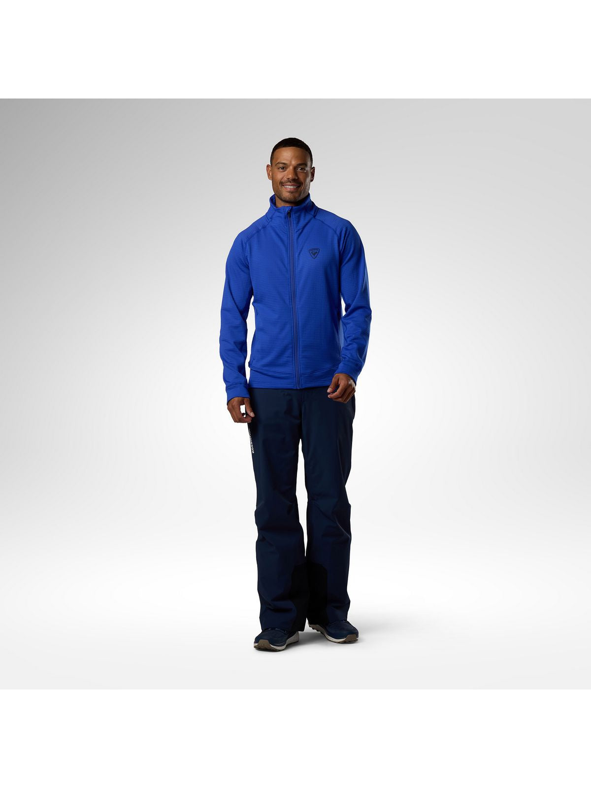 Bluza męska ROSSIGNOL Blackside Fleece Fz niebieska