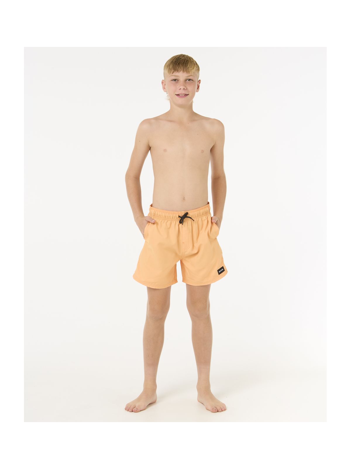 Szorty kąpielowe chłopięce RIP CURL OFFSET VOLLEY - BOY pomarańczowe