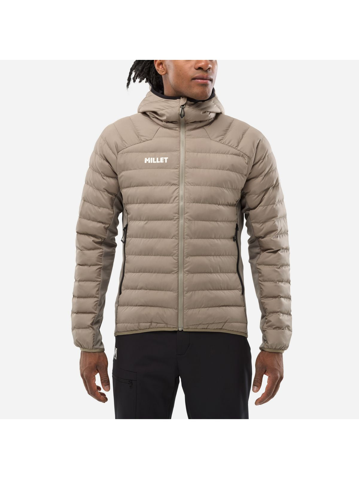 Kurtka męska MILLET M Fitz Roy Warm Hoodie M beżowa