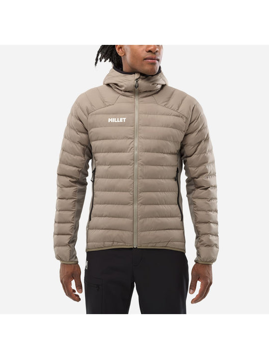 Kurtka męska MILLET M Fitz Roy Warm Hoodie M beżowa
