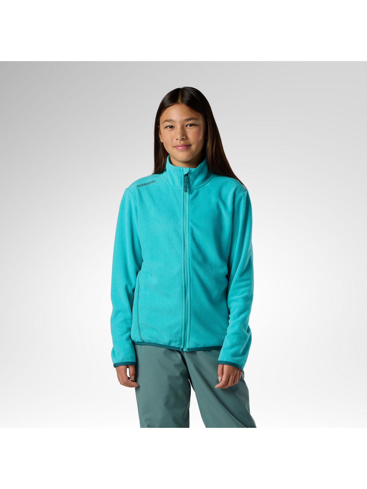 Bluza juniorska ROSSIGNOL Jr Polar Fleece Jacket niebieska