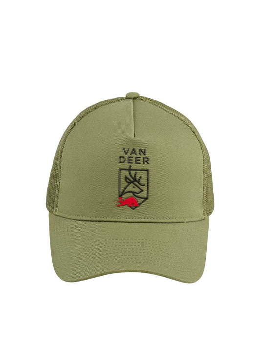 Czapka z daszkiem VAN DEER Essential Cap kolor zielony
