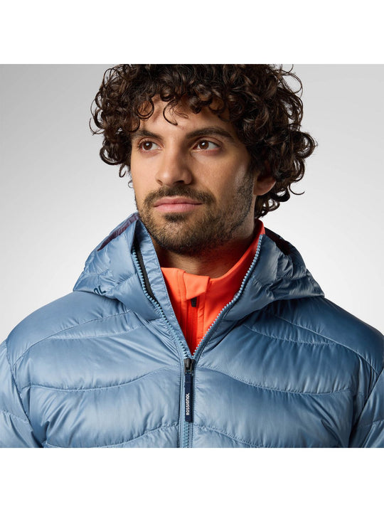 Kurtka puchowa męska ROSSIGNOL M Verok Down Hoodie Jacket niebieska
