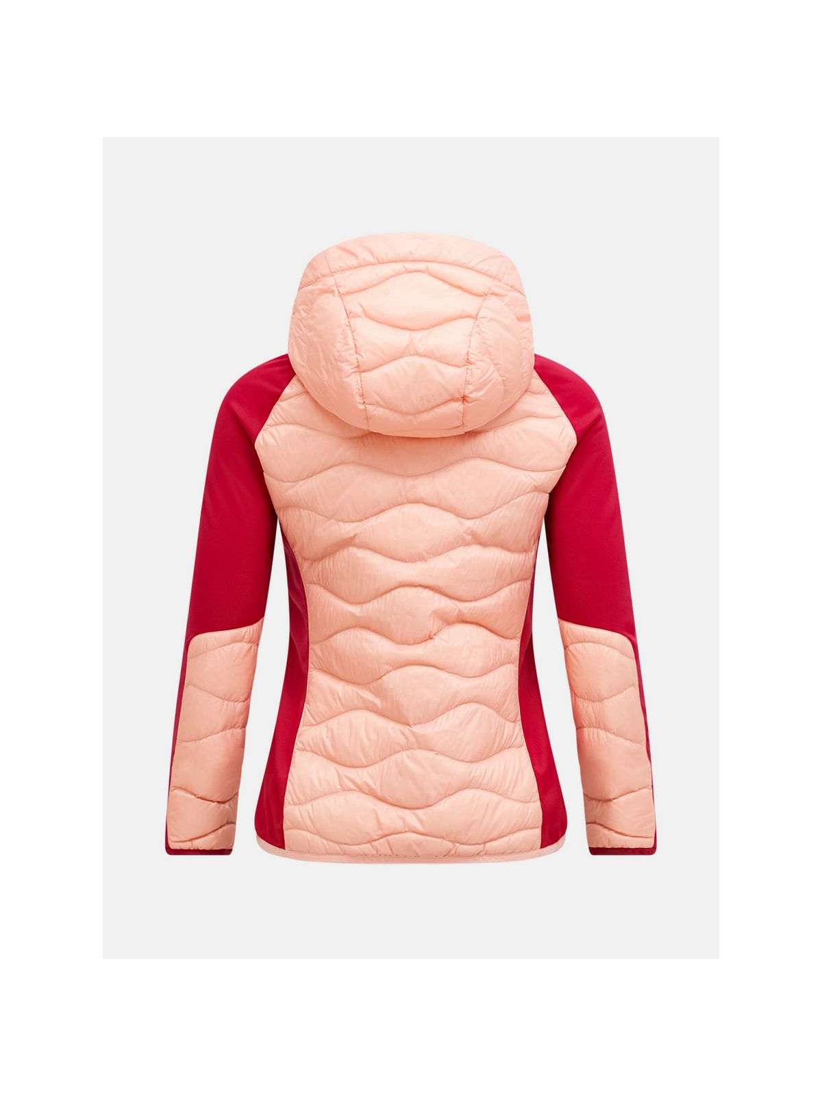 Kurtka PEAK PERFORMANCE Helium Down Hybrid Hood Women różowy