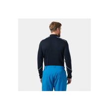 Koszulka męska HELLY HANSEN Lifa Merino Midweight 1/2 Zip kolor granatowy
