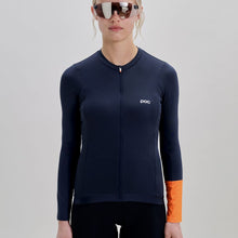 Koszulka rowerowa damska POC W's Cadence L/S Jersey granatowy
