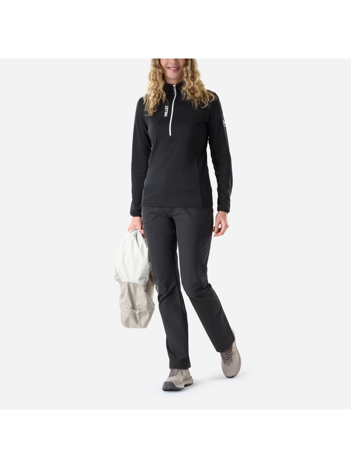 Bluza damska MILLET W Parmelan Light Fleece Po W czarna