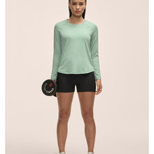 Koszulka treningowa damska CASALL Essential Long Sleeve kolor zielony
